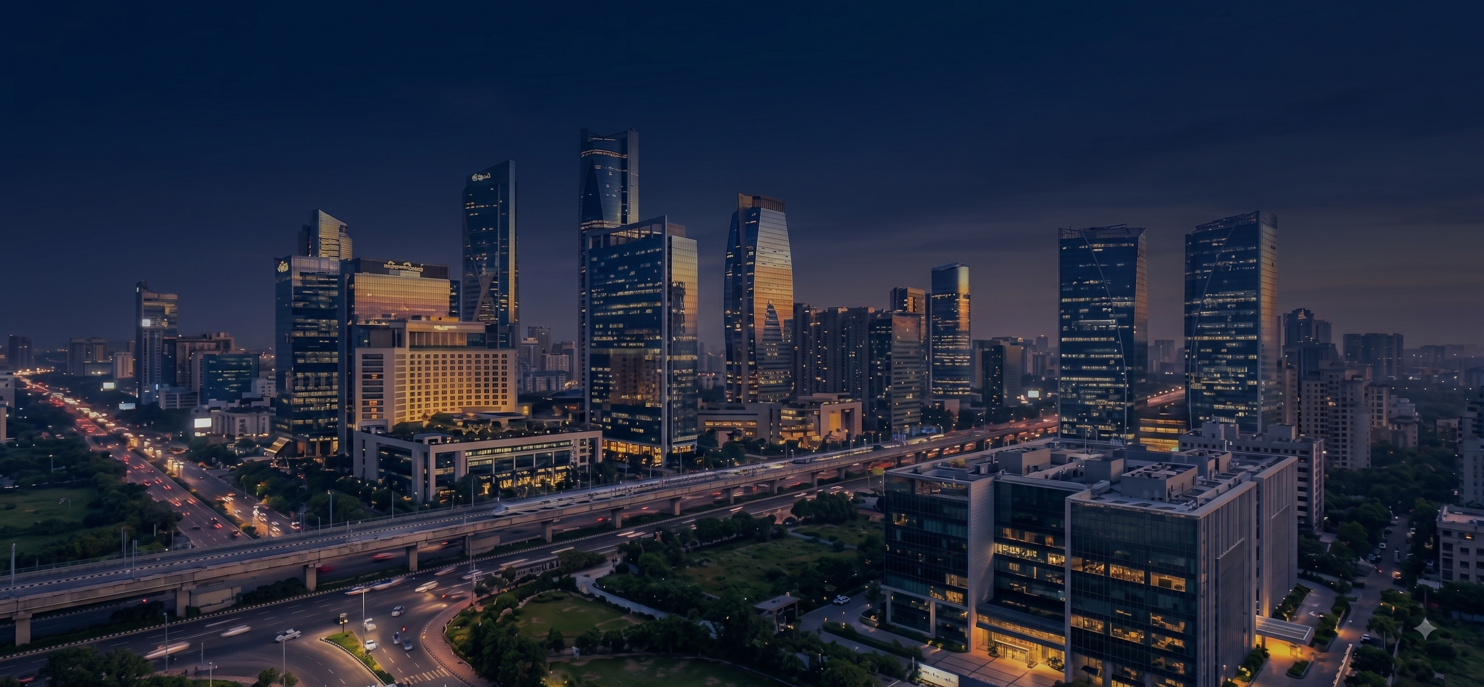 India real estate skyline